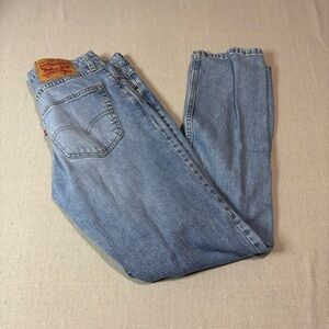 Levi's 511 Straight Blue Stretch Denim Casual Jeans Mens Size 31 X 32